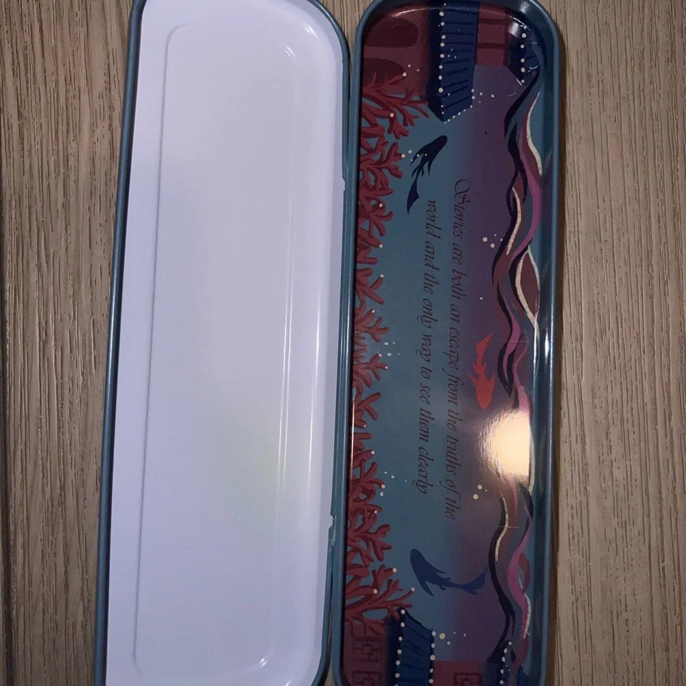 Decorative Multicolor Tin Pencil Case